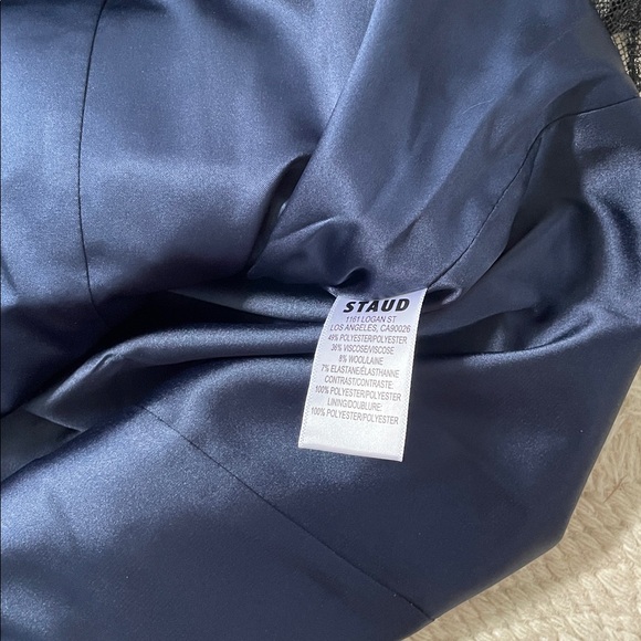 STAUD Nadia Lace Trimmed Midi Dress - Picture 6 of 7